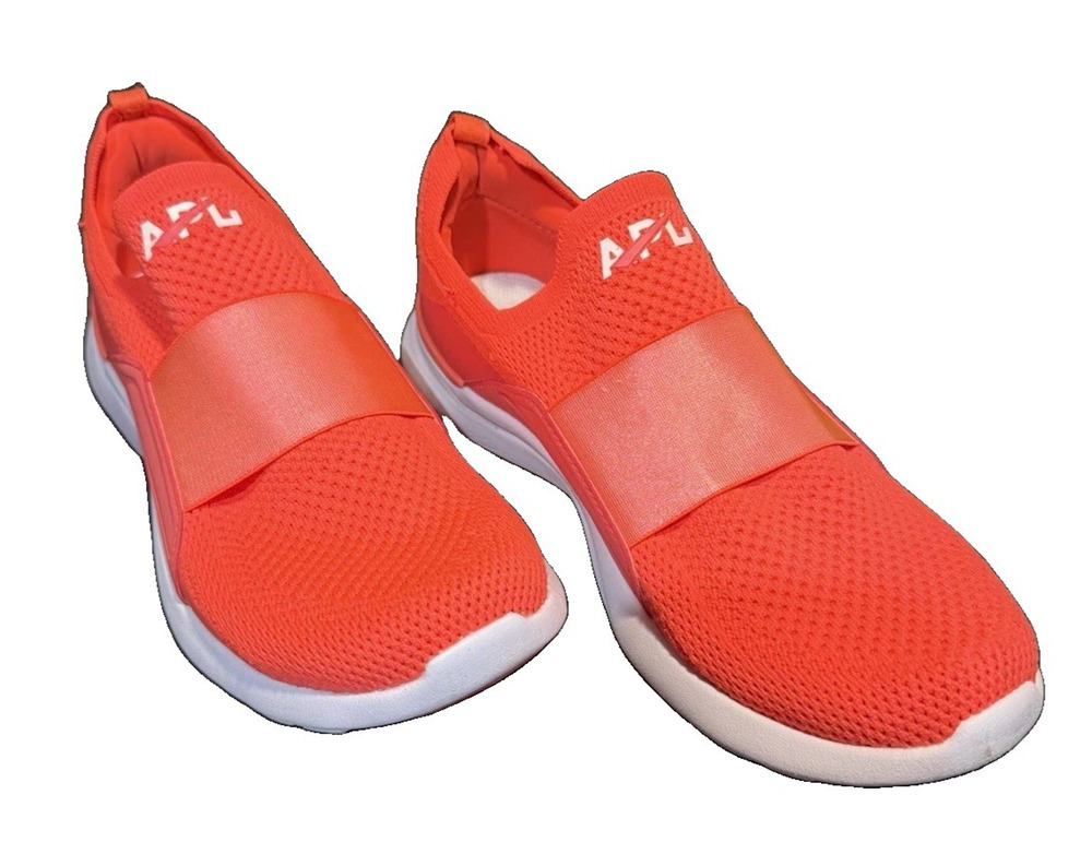 APL TechLoom Bliss Slip On Womens Size 9 Coral Red Athletic Sneakers